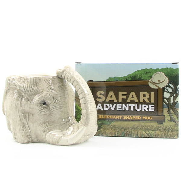 Boîte mug éléphant safari