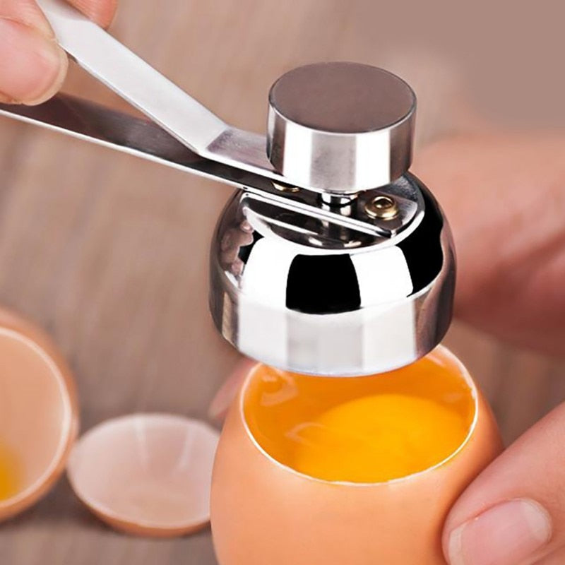Lot De 6 Ustensiles De Cuisine Pour œufs - Coupe-œufs Et Séparateurs En Acier Inoxydable - Pour Couper, Séparer Jaune Et Blanc Facilement