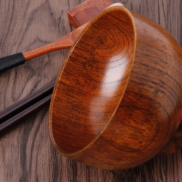 Vaisselle en bois type japonais