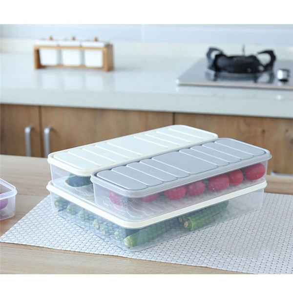 Bac rangement frigo à empiler - Boîte en plastique - 28x11x4.6 cm – CUISINE  AU TOP