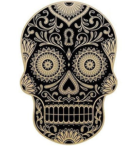 Stickers Tête de mort mexicaine -Stickers frigo 15,6x10,2cm