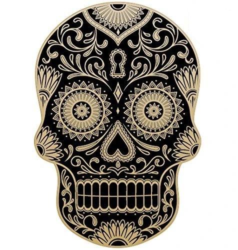 Stickers Tete De Mort Mexicaine - Autocollant Decoration Voiture