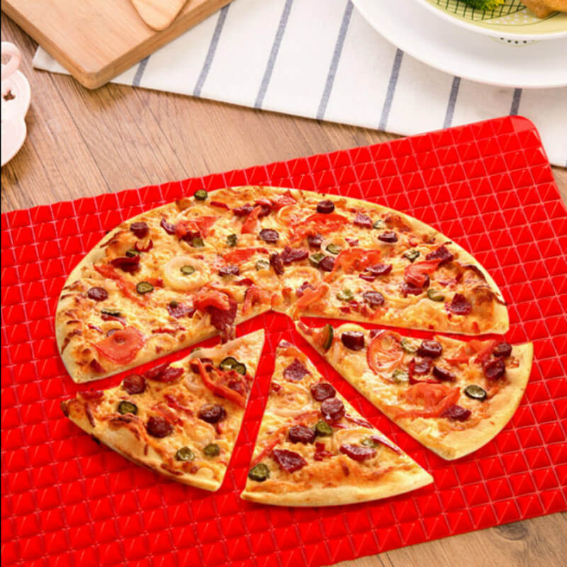 Grand tapis de cuisson en Silicone avec échelle rose rouleau pâte tampon  antiadhésif Pizza fabricant de pâte cuisine cuisson pétrissage accessoires